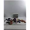 Image 1 : Mostly Colored Light Bulbs, Flashlight, Wooden Toy Gun, Misc