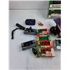 Image 2 : Mostly Colored Light Bulbs, Flashlight, Wooden Toy Gun, Misc