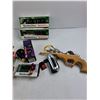 Image 3 : Mostly Colored Light Bulbs, Flashlight, Wooden Toy Gun, Misc