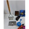 Image 2 : Large Potato Masher, Portable Speaker, 60Min Cassette Tapes, (2) Rhinestone Packs, Misc