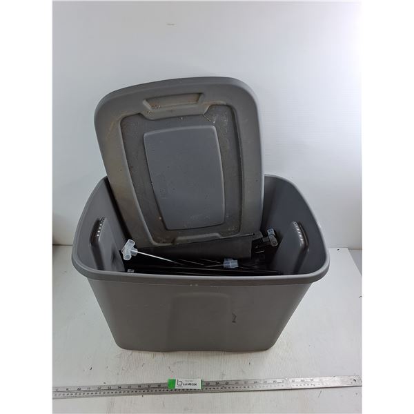 Unassembled Shelving Unit, Tote, Pickup Only