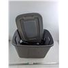 Image 1 : Unassembled Shelving Unit, Tote, Pickup Only