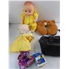 Image 2 : (2) Baby Dolls, Women Purse, Kids Neck Travel Pillow, Faucet Filter, Misc