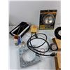 Image 2 : (2) LED Ceiling Puck Lights, Utility/fog Lights, Car Stereo Head Unit, Misc