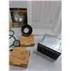 Image 3 : (2) LED Ceiling Puck Lights, Utility/fog Lights, Car Stereo Head Unit, Misc