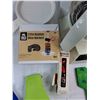Image 4 : Coffee Machine, Drink Koozies, Mug, Wine Markers, (2) Plates 10.5", Misc
