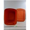 Image 1 : * Orange Strelite Tote 23.5"x18"x15.5", Pickup Only