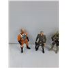 Image 2 : Star Wars Action Figures- Rebel Pilot, Imperial Officer, Camo/Specialist Trooper,  Black-Suited Impe