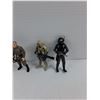 Image 3 : Star Wars Action Figures- Rebel Pilot, Imperial Officer, Camo/Specialist Trooper,  Black-Suited Impe