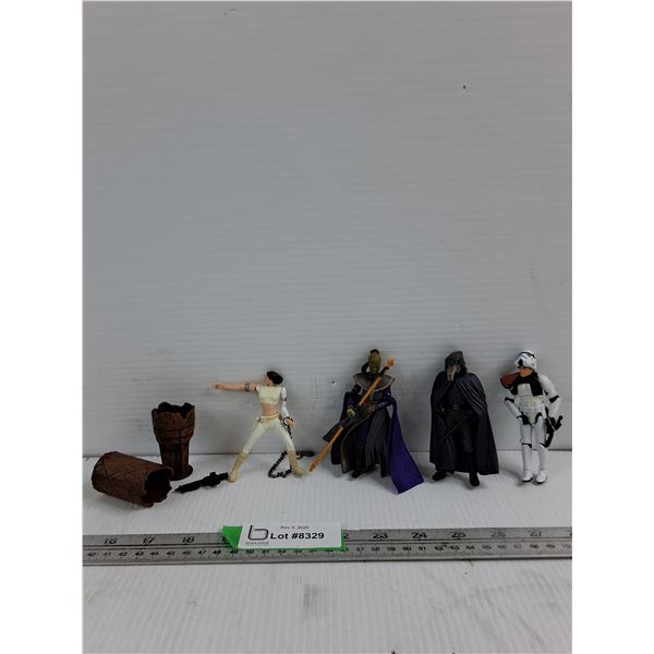 Star Wars Action Figures- Padmé Amidala, Prince Xizor, Long Snoot, Hasbro