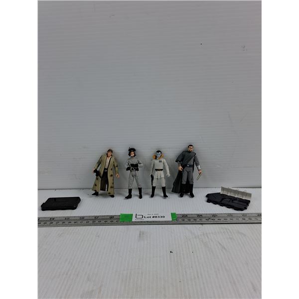 Star Wars Action Figures- Han Solo, Captain Antilles, Grand Admiral Thrawn, Bail Organa