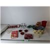 Image 1 : Christmas Candleholders, Confetti & Gem Decor