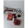 Image 3 : Christmas Candleholders, Confetti & Gem Decor