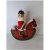 Image 2 : Nutcracker & Rocking Horse Figurine 18.5" Tall
