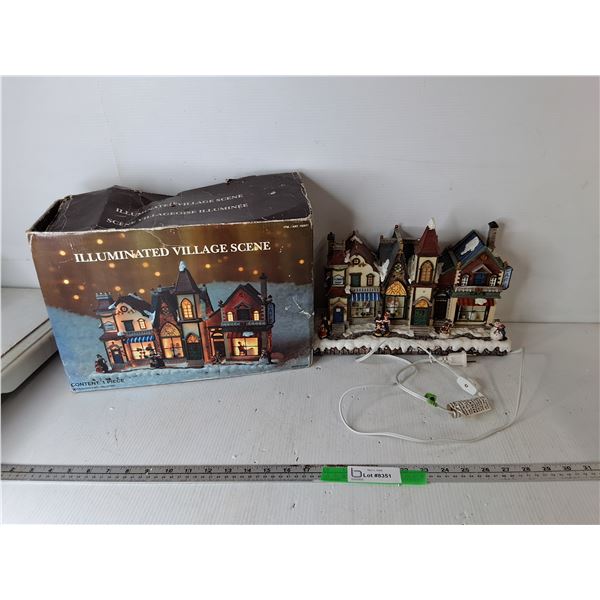 Lightup Christmas Village Figurine- Powers On
