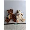Image 1 : (2) Hudson's Bay Store Teddy Bears