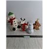 Image 1 : Festive Snowman & Gingerbread Man Decor