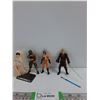 Image 1 : Star Wars Action Figures- Princess Leia Organa, Rebel Trooper, Luke Skywalker, Anakin Skywalker