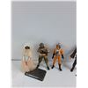 Image 2 : Star Wars Action Figures- Princess Leia Organa, Rebel Trooper, Luke Skywalker, Anakin Skywalker