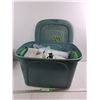 Image 1 : Lots Of Assorted 2, 5, 7 Ounce Plastic Cups New In Packaging With Storage Tub, Pickup Only