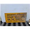 Image 2 : **Wooden Wide Load Sign 48" x 24"- Can't Ship