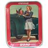 Image 1 : Original Drink Coca Cola Serving Tin Tray c1942