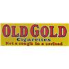 Image 1 : Old Gold Cigarettes Tin Sign "Not A Cough In A Carload"