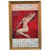 Image 1 : Marilyn Monroe Centerfold Print w/ 1955 Date Pad