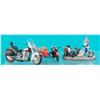 Image 1 : Lot Of 3 Harley Davidson Motorcycles Miniature Models