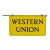 Image 1 : "Western Union" Double Sided Outdoor Porcelain Sign
