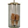 Image 1 : Old Ice Cream Parlor Glass Ice Cream Cone Holder -