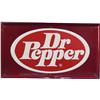 Image 1 : Dr. Pepper Self-Framed Tin Sign - 23" x 13"