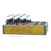 Image 1 : Old Coca Cola Wooden Yellow Case w/ 14 Full Bottles Of
