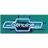 Image 1 : "Genuine" Chevrolet Symbol Neon Sign - 23" x 9"