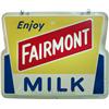Image 1 : Fairmont Milk Plastic Light-up Display Sign,