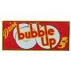 Image 1 : "Bubble Up" Embossed Triangular Tin Sign - 12" x 6"