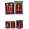 Image 1 : Lot Of 5 Hills Bros. Coffee Tin Containers