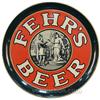 Image 1 : Fehr's Beer Round Tin Serving Tray - 16" diam