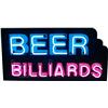 Image 1 : Beer And Billiards Neon Sign c1940's,