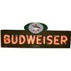 Image 1 : Large Outdoor Die-Cut Porcelain "Budweiser" Sign