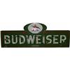 Image 2 : Large Outdoor Die-Cut Porcelain "Budweiser" Sign