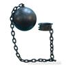 Image 1 : Antique Cast-Iron Ball & Chain