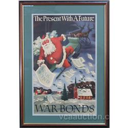 War Bonds Santa Clause Print "The Present With A Future
