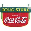 Image 1 : Very Large "Drink Coca Cola" Outdoor Double Sided