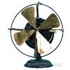 Image 1 : Cast-Iron Base 4-Brass Blade Countertop Fan