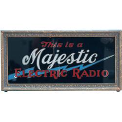 "Majestic Electric Radio" Light-Up Box Sign
