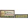 Image 1 : Lot Of 2 Chewing Gum Signs In Frames:
