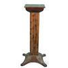 Image 1 : Ornate Cast-Iron & Wood Slot Machine Stand - 38" tall