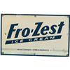 Image 1 : "Fro-Zest Ice Cream" Tin Sign