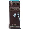 Image 1 : 3 Cent Glass & Cast-Iron Front Countertop Stamp Vending